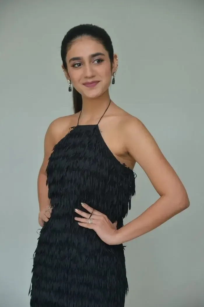 TELUGU ACTRESS PRIYA PRAKASH VARRIER IN SLEEVELESS BLACK GOWN 3